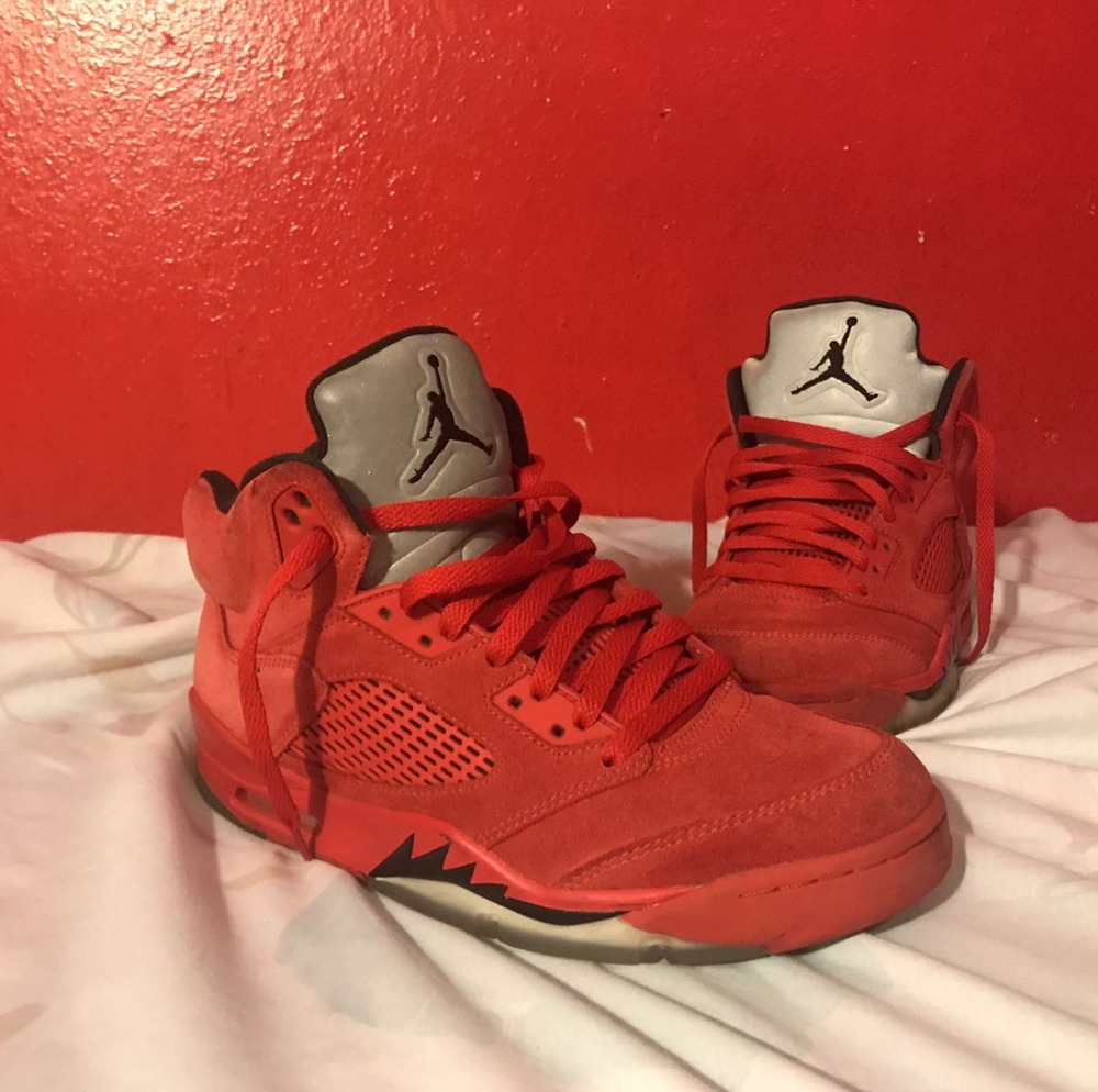 Jordan 5 Retro Red Suede
